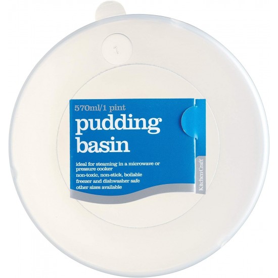 Bakeware Kitchen Craft Plastic Pudding Basin with Lid,